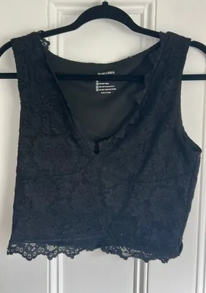 Reoria Lace Amazon Top Black Size L thumbnail 1