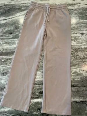 Streetwear Society Neutral Tan Wide Leg Sweatpants thumbnail 1
