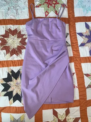 Blue Blush Lavender Strapless Bodycon Mini Dress thumbnail 2
