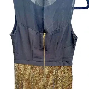 One Clothing Gold Sequin Party‎ Dress Sleeveless Cocktail Evening Mini Dress E28 thumbnail 6