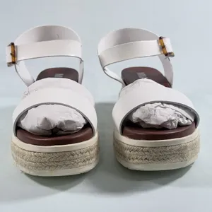 MIA Size-7.5M Womens‎ Kiera Espadrilles Wedge Sandals White thumbnail 8