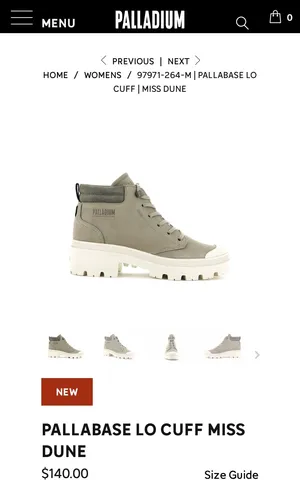 Palladium Pallabase Lo Cuff Miss Dune Boots thumbnail 2