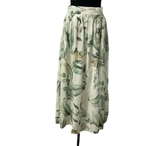 H&M Floral Print Maxi Button Down Skirt(Size Small) thumbnail 8