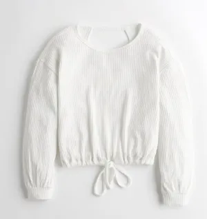 Hollister Waffle Open Back long sleeve  thumbnail 1