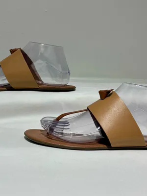 Chinese Laundry Cognac Toe-Loop Slide Sandals thumbnail 3