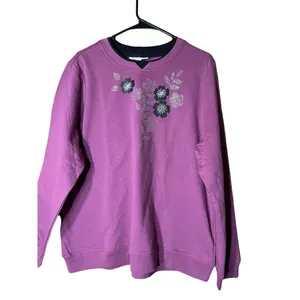 Breckenridge Grandma Flower Print Sweater Size XL‎ thumbnail 2