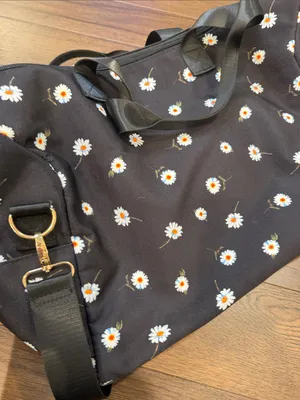 Anthropologie Alice + Olivia by Stacey Bendet Daisy Print Duffel Bag - C27 thumbnail 6