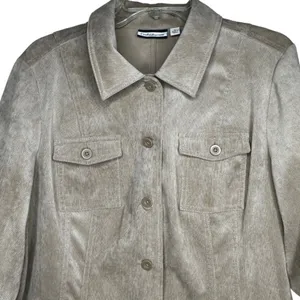 Croft &‎ Barrow Tan Corduroy Jacket thumbnail 2