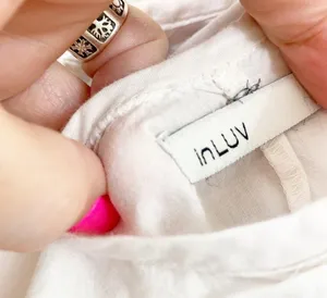 inLUV Floral Embroidered Cream/Pink Swing Tank thumbnail 3