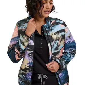 Torrid Happy Camper Polyester Woven Lightweight Active Jacket Sz 0/L/12 FALL thumbnail 1