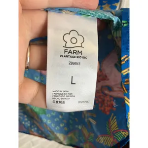 Farm Rio colorblocked mini‎ dress embroidery embellishment women's size large thumbnail 6