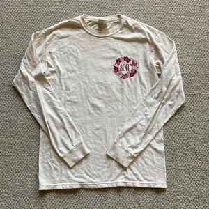 Comfort Colors Alpha Omicron Pi Smoke Out Arthritis Tan Long Sleeve T-Shirt S thumbnail 1