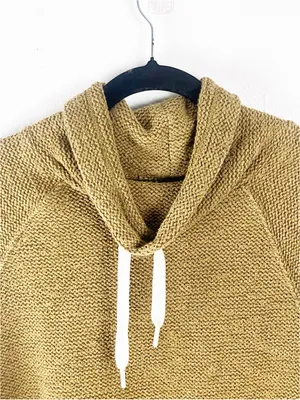 OFFLINE BY AERIE Drawstring Funnel Neck Kangaroo Pocket Cropped Pullover Small thumbnail 6