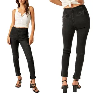 Free People We The Free Bella Moto Mid Rise‎ Skinny Jeans Sz.24 NWT thumbnail 2