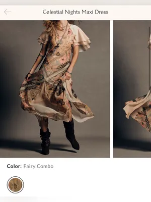 NWT Free People Celestial Nights Maxi Dress - fairy combo - small thumbnail 12