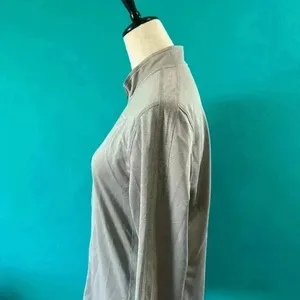 Gymshark Women's Training Zip Up Jacket In Gray Workout Running Light Size M thumbnail 5