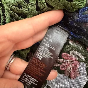 Topshop Floral Peacock Embroidered Crochet Top thumbnail 10