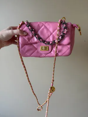 Pink Lily Pink Quilted Purse thumbnail 3