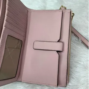Michael Kors Pink Double Zipper Wristlet / Wallet with Phone Slot thumbnail 7