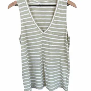 Madewell Whisper V-Neck Cotton Tank Top Shirt Tee M v6x thumbnail 4