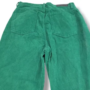 Pants Size 29 W30" x L31" Dad Jean Corduroy Pants Button Fly Green Women's thumbnail 5