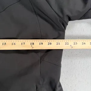 Y2k The North Face Womens XL Black Softshell Fleece Lined Hooded Jacket thumbnail 5