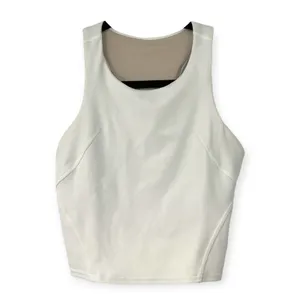 Lululemon | 6 | Wunder Train Racerback Tank Top Built in Bra Womens White thumbnail 2