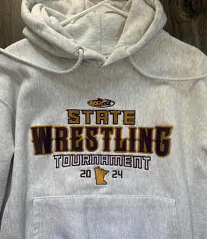 Minnesota Wrestling Sweatshirt Gray thumbnail 2