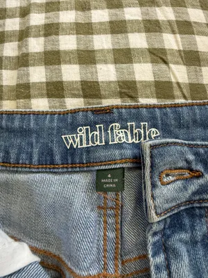 Wild Fable High-Rise Mom Jeans Distressed thumbnail 2
