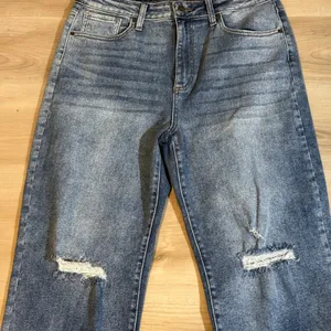 JUSTUSA Distressed Dad Jean Medium Denim 30 Womens AB132 NEW thumbnail 3