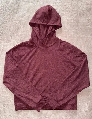 Lululemon Sweater Womens Red Lead The Pack Hoodie Rulu Fabric Run size‎ 4 thumbnail 1