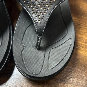 Dr. Scholl's Wedge Sandals 9 Black Advanced Comfort Summer Shoes Orthopedic thumbnail 6