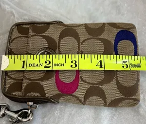 coach wristlet wallet coin purse thumbnail 6