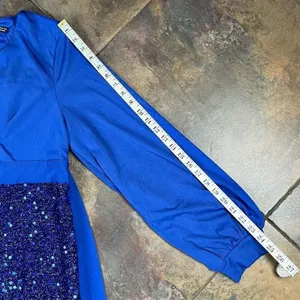 SHEIN Glamour Elegant Blue Formal Dress XL 12 thumbnail 5