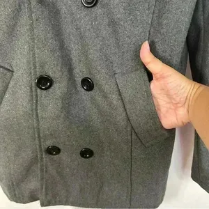 NWT‎ Coat Jacket Button Up Front Pockets Snap Button Collar Womens Size XL Gray thumbnail 14