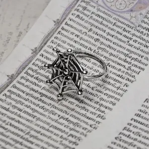 Witches Spiderweb Ring Silver thumbnail 3
