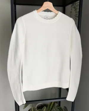 J. Crew Scalloped Crewneck Sweater thumbnail 1
