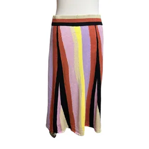 Anthropologie Laia shimmer striped midi skirt Sz L‎ thumbnail 3