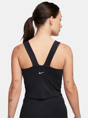 Nike Black Women's Racer Tank Top thumbnail 2