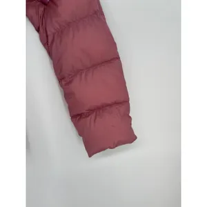 UNIQLO‎ Women Puffer Jacket Pink Lightweight Down Filled Full Zip Hooded Size M thumbnail 9