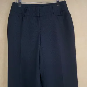 APT 9 Women's Black Dress Pants Trousers Wide‎ Leg Work Career Business Sz 2 EUC thumbnail 3