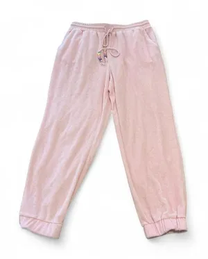 Stoney Clover Lane Pink Terrycloth‎ Sweatpants Size Small thumbnail 1