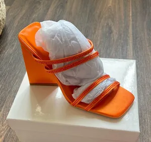 Robyn Diamanté Strap Block Heels thumbnail 1