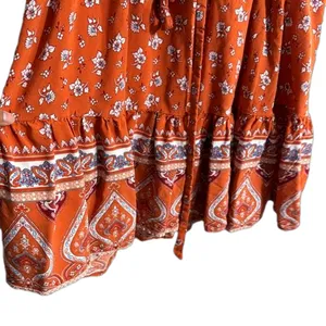 Zesica Floral Wrap Mini Dress thumbnail 5