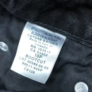Harley Davidson size 10P black jeans thumbnail 6