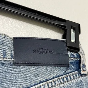 NWT 7 For All Mankind Julia Jeans Sz 23 Distressed Tapered Boyfriend 90s Vintage thumbnail 15