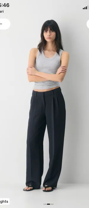 Aritzia effortless pant, low rise thumbnail 1