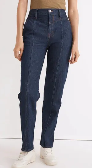 Madewell The Perfect Vintage Straight Jean in Greenhaven Wash Seamed Version 24 thumbnail 1