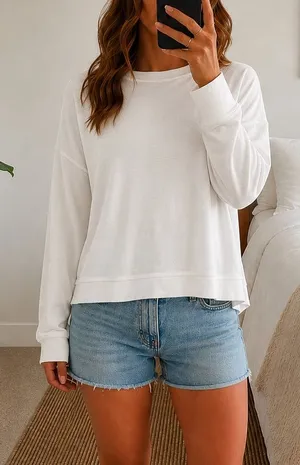Athleta Sundown Sweatshirt 2.0 Sz L thumbnail 1