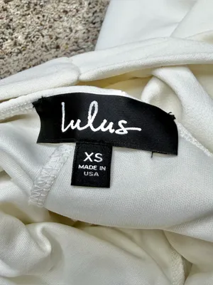 Lulus Thinking Out Loud White Backless Jumpsuit Extra Small Bridal Bride Wedding thumbnail 6